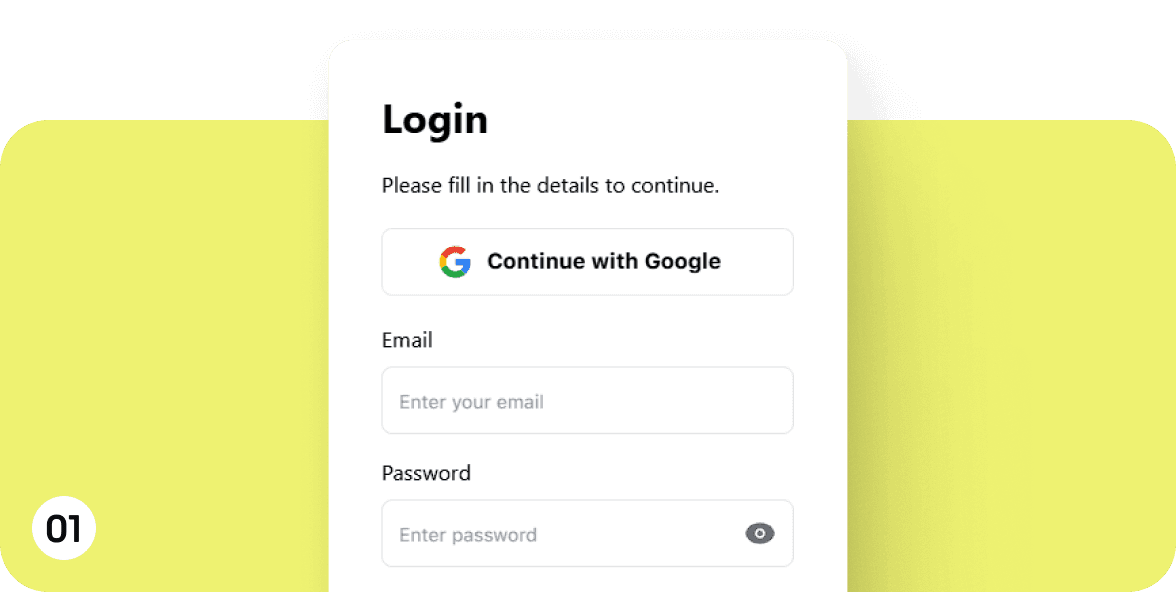Create your profile